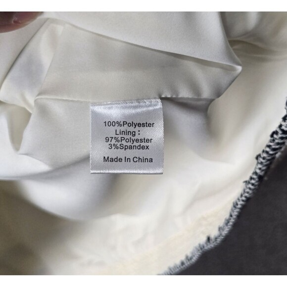 Tuckernuck XS Navy Stripe Tweed Sleeveless Jackie Dress - Picture 5 of 7